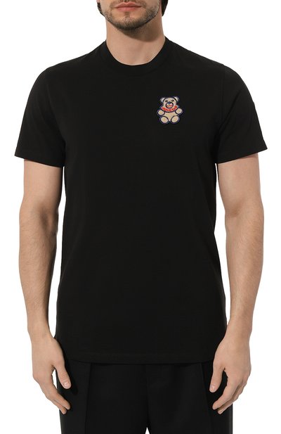 Хлопковая футболка MONCLER, арт. 8C000-37-8390T, фото 3