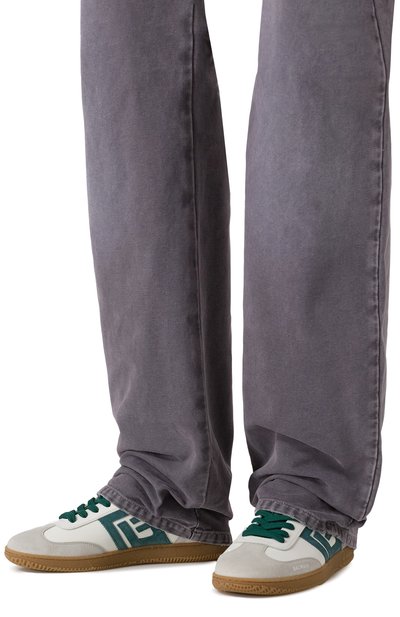 Кожаные кеды swan BALMAIN, арт. FM1VI360/LCWE, фото 3