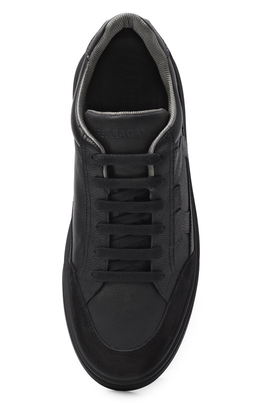Кожаные кеды Ferragamo 023588/778 Чёрный  023588/778 Фото 5