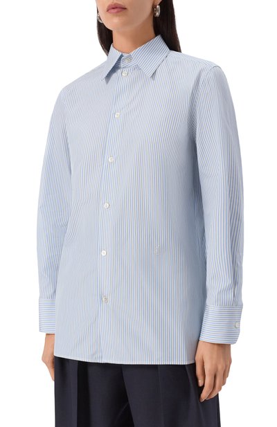 Хлопковая рубашка SAINT LAURENT, арт. 830240/Y1L12, фото 3