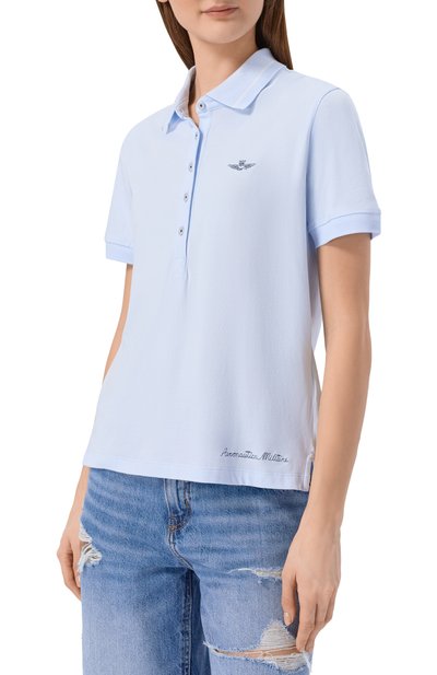 Хлопковое поло AERONAUTICA MILITARE, арт. P01911DP00343, фото 3