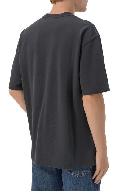 Хлопковая футболка EMPORIO ARMANI черного цвета по цене 26100 руб., арт. EM006411/AF27350, фото 4 Хлопковая футболка EMPORIO ARMANI, арт. EM006411/AF27350, фото 4