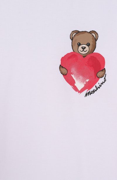 Хлопковая футболка MOSCHINO, арт. HDM076/LBA00, фото 3