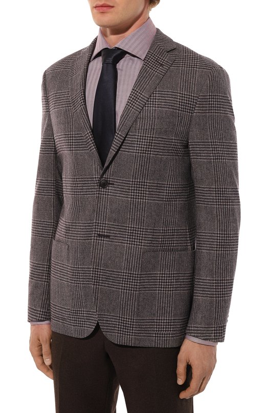 Шерстяной пиджак Corneliani 946002-9416216 Фиолетовый  946002-9416216 Фото 5