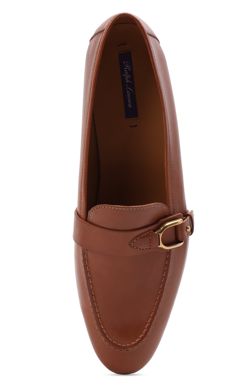 Кожаные лоферы audrey RALPH LAUREN, арт. 800866638, фото 6