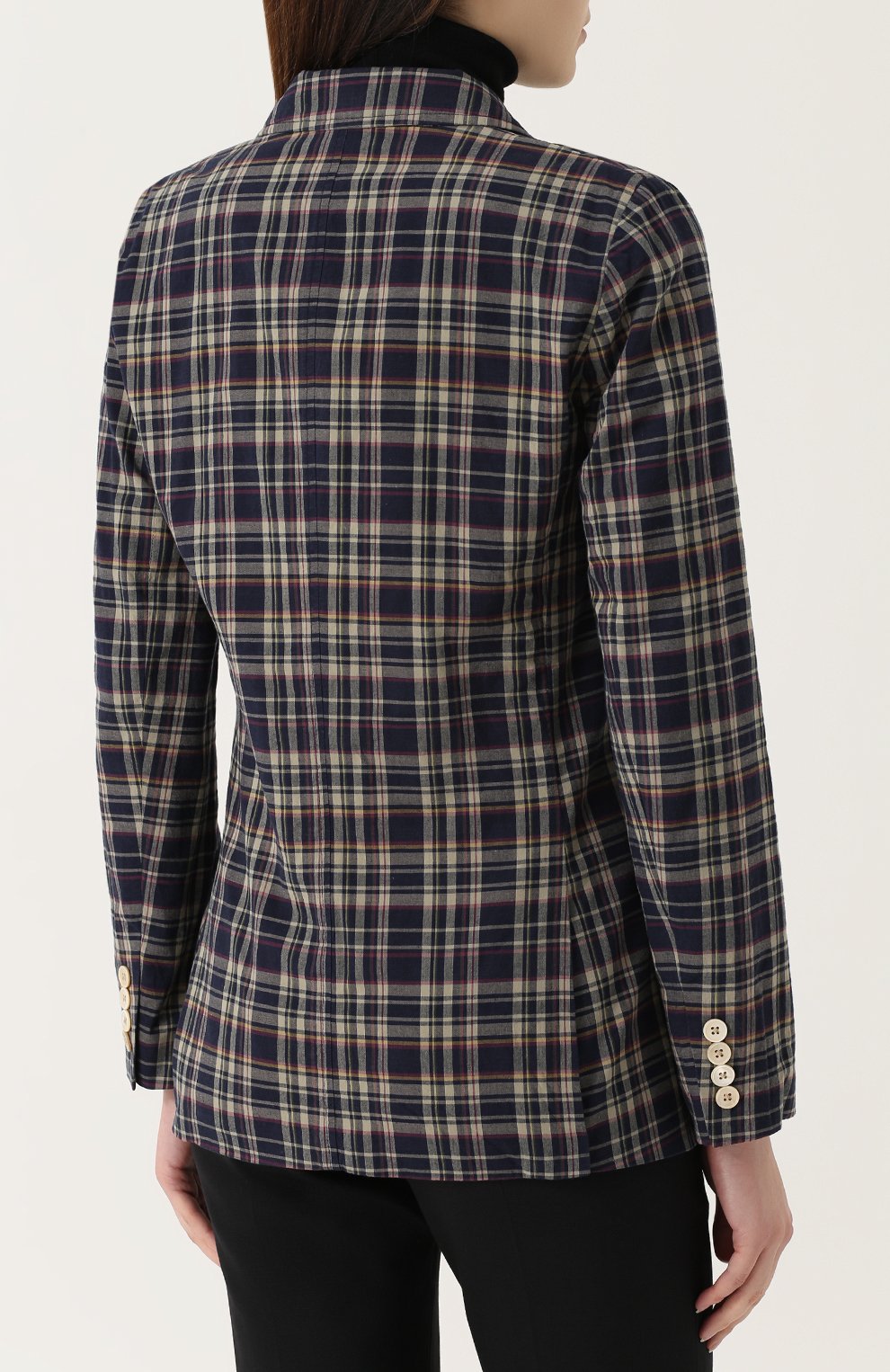 Приталенный жакет в клетку POLO RALPH LAUREN, арт. 211663538, фото 4