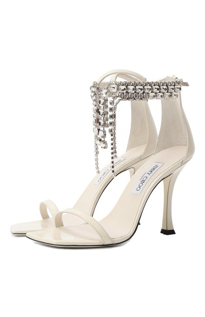 Женские лакированные босоножки verity 100 JIMMY CHOO, арт. VERITY SANDAL 100/PAT