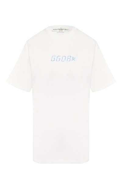 Женская хлопковая футболка GOLDEN GOOSE DELUXE BRAND, арт. G35WP024.A1