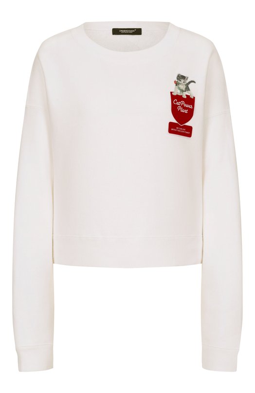 Хлопковый свитшот Undercover UC2E8802-3 Белый UC2E8802-3