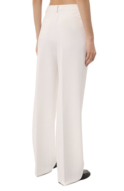 Брюки из вискозы ELLYME белого цвета по цене 22500 руб., арт. 19002, фото 4 Брюки из вискозы ELLYME, арт. 19002, фото 4