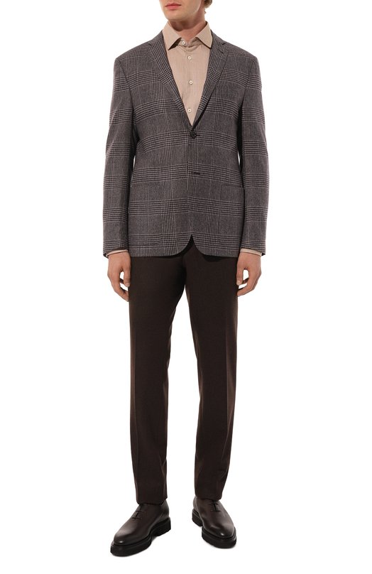 Шерстяной пиджак Corneliani 946002-9416216 Фиолетовый  946002-9416216 Фото 2