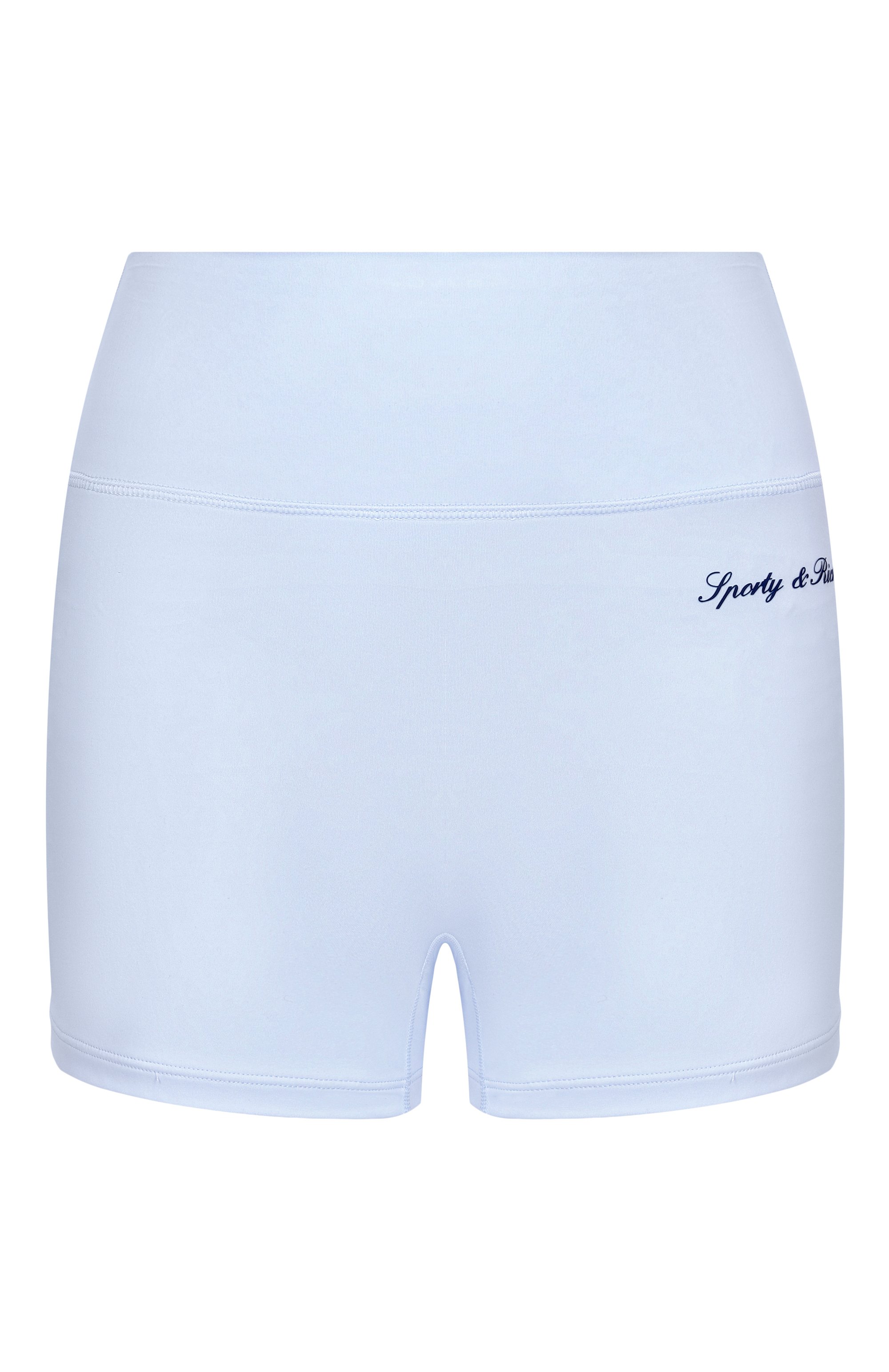 Шорты SPORTY AND RICH голубого цвета по цене 13600 руб., арт. SH05875326BL90, фото 1 Шорты SPORTY AND RICH, арт. SH05875326BL90, фото 1