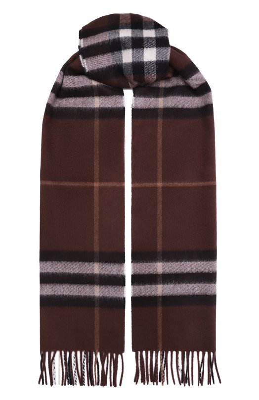 Кашемировый шарф Burberry 8112638 Коричневый 8112638
