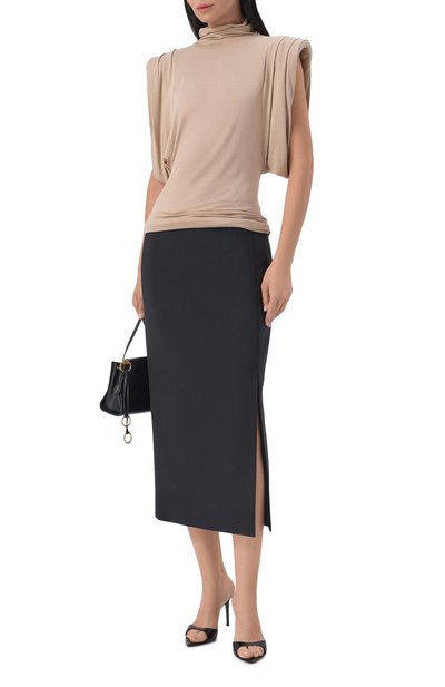 Топ из виско зы и шелка MUGLER, арт. 26S1T008743012, фото 2