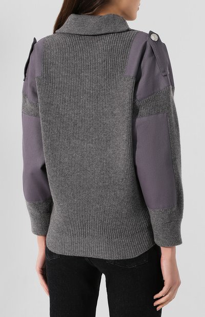 Шерстяной свитер STELLA MCCARTNEY серого цвета по цене 89100 руб., арт. 586277/S2121, фото 4 Шерстяной свитер STELLA MCCARTNEY, арт. 586277/S2121, фото 4
