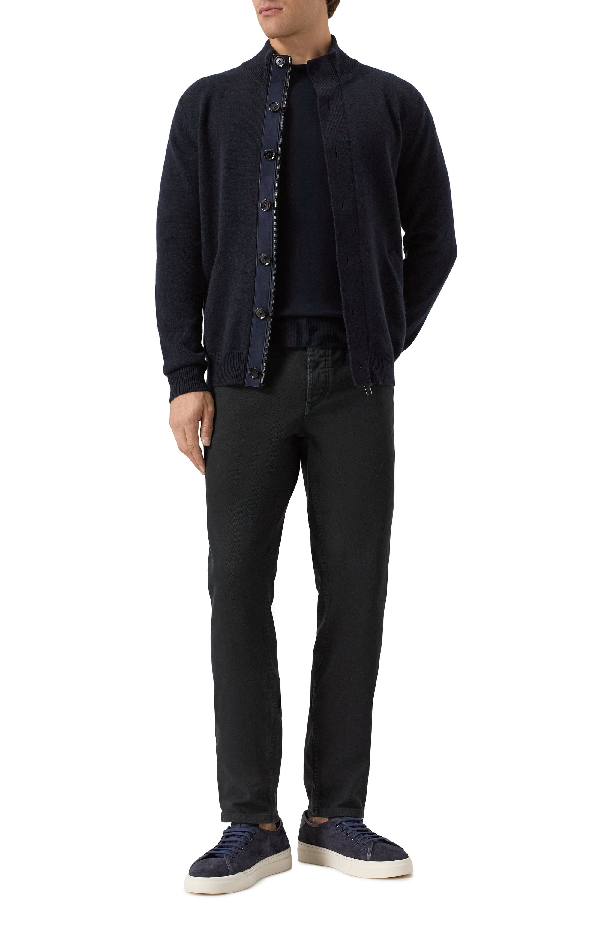 Замшевые кеды voilee SANTONI, арт. MBGG22086PNNTEGC, фото 2