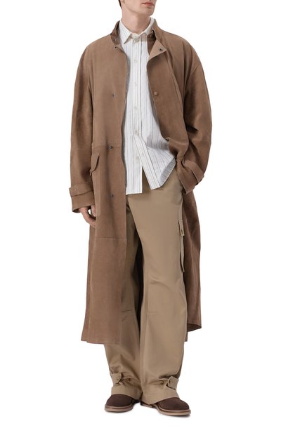 Мужское замшевое пальто GIORGIO ARMANI, арт. GM003279/AF24925