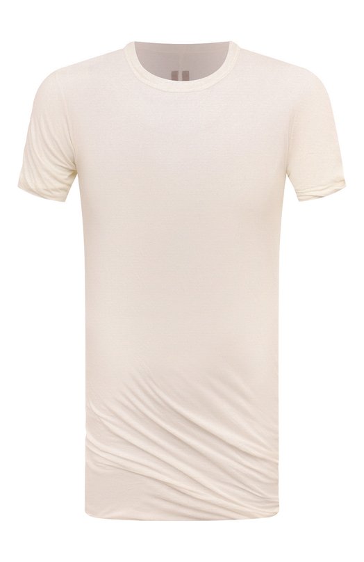 Хлопковая футболка Rick Owens RU02D6256/UC Белый RU02D6256/UC