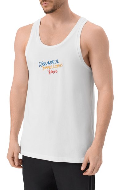 Хлопковая майка DSQUARED2, арт. S78NL0034/S24583, фото 3