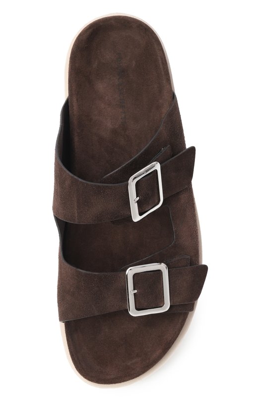 Замшевые шлепанцы Franceschetti 5027002/CAM0SCI0 Коричневый  5027002/CAM0SCI0 Фото 5