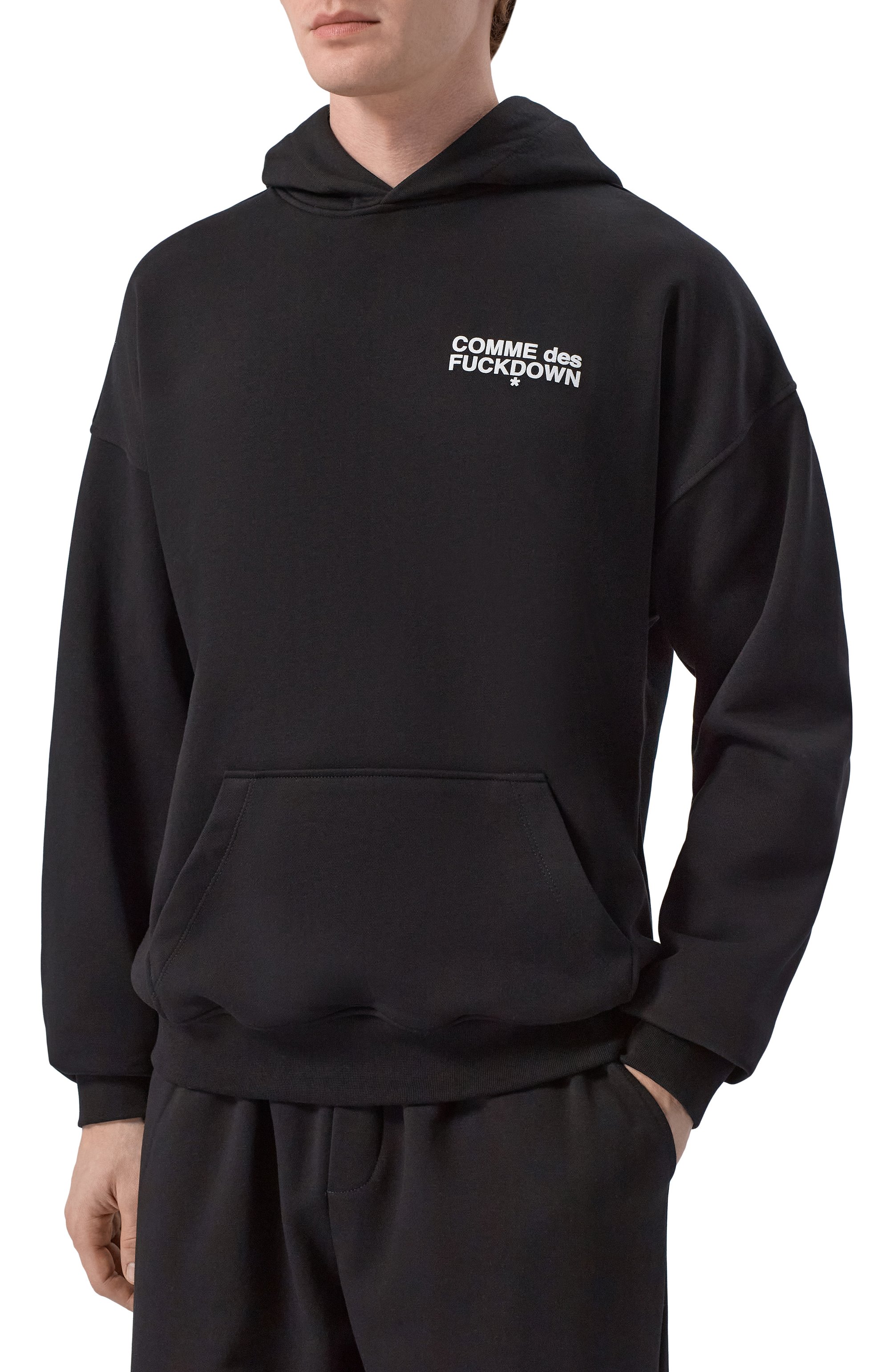 Хлопковое худи COMME DES FUCKDOWN, арт. CFABM01910, фото 3