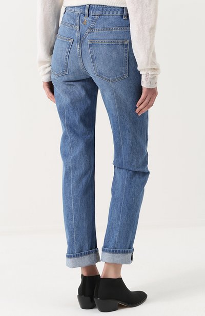 Джинсы прямого кроя с потертостями OPENING CEREMONY, арт. S27AAY13021, фото 4