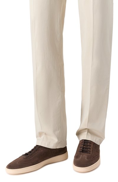 Замшевые кеды KITON, арт. USSA415N0127912, фото 3