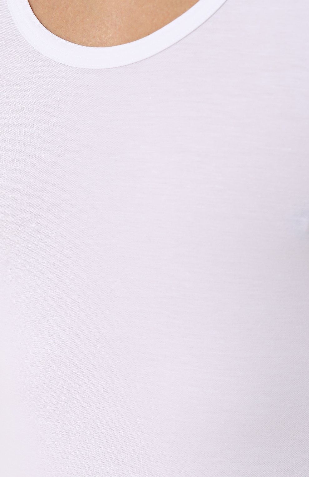 Хлопковая майка с круглым вырезом ZIMMERLI, арт. 186-1420, фото 5