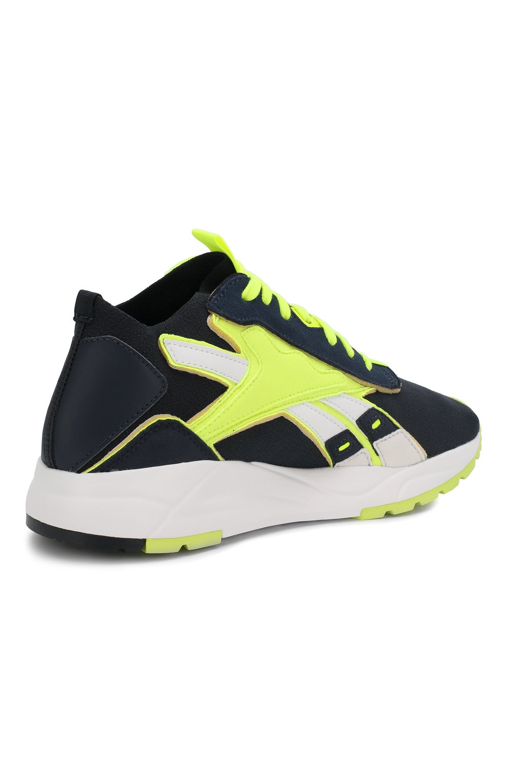 Текстильные кроссовки bolton reebok x victoria beckham REEBOK темно-синего цвета по цене 19450 руб., арт. FU7555, фото 4 Текстильные кроссовки bolton reebok x victoria beckham REEBOK, арт. FU7555, фото 4