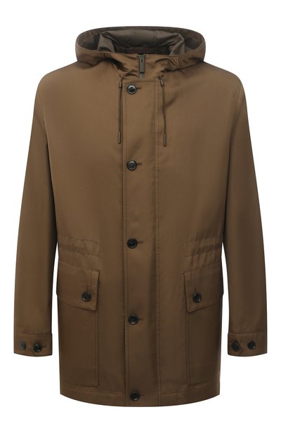 Мужская парка из шелка и хлопка ZEGNA, арт. UZT83/Z302