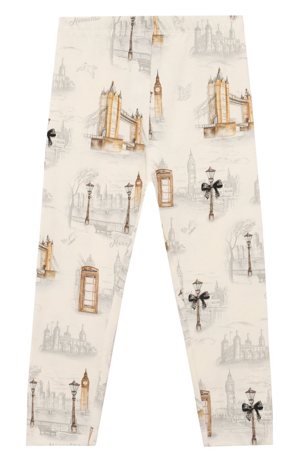 Хлопковые легинсы MONNALISA, арт. 11D409RU, фото 1