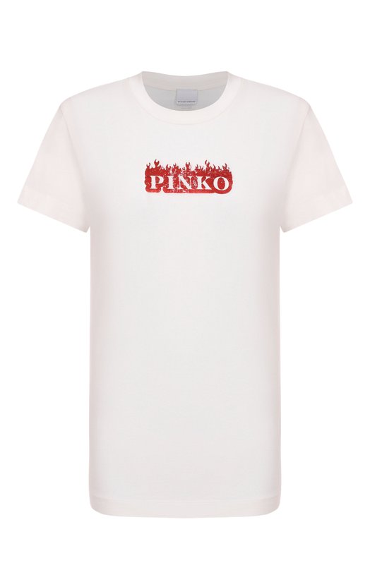 Хлопковая футболка Pinko 105050/A2D6 Белый 105050/A2D6