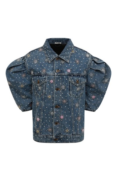 Джинсовая куртка MIU MIU, арт. GWB145-10RJ-F0008, фото 1