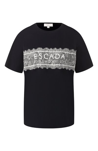 Женская хлопковая футболка ESCADA SPORT, арт. 5028517