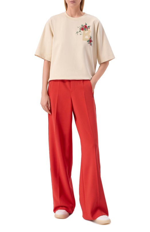 Хлопковая футболка Bogner 56411046 Бежевый  56411046 Фото 2