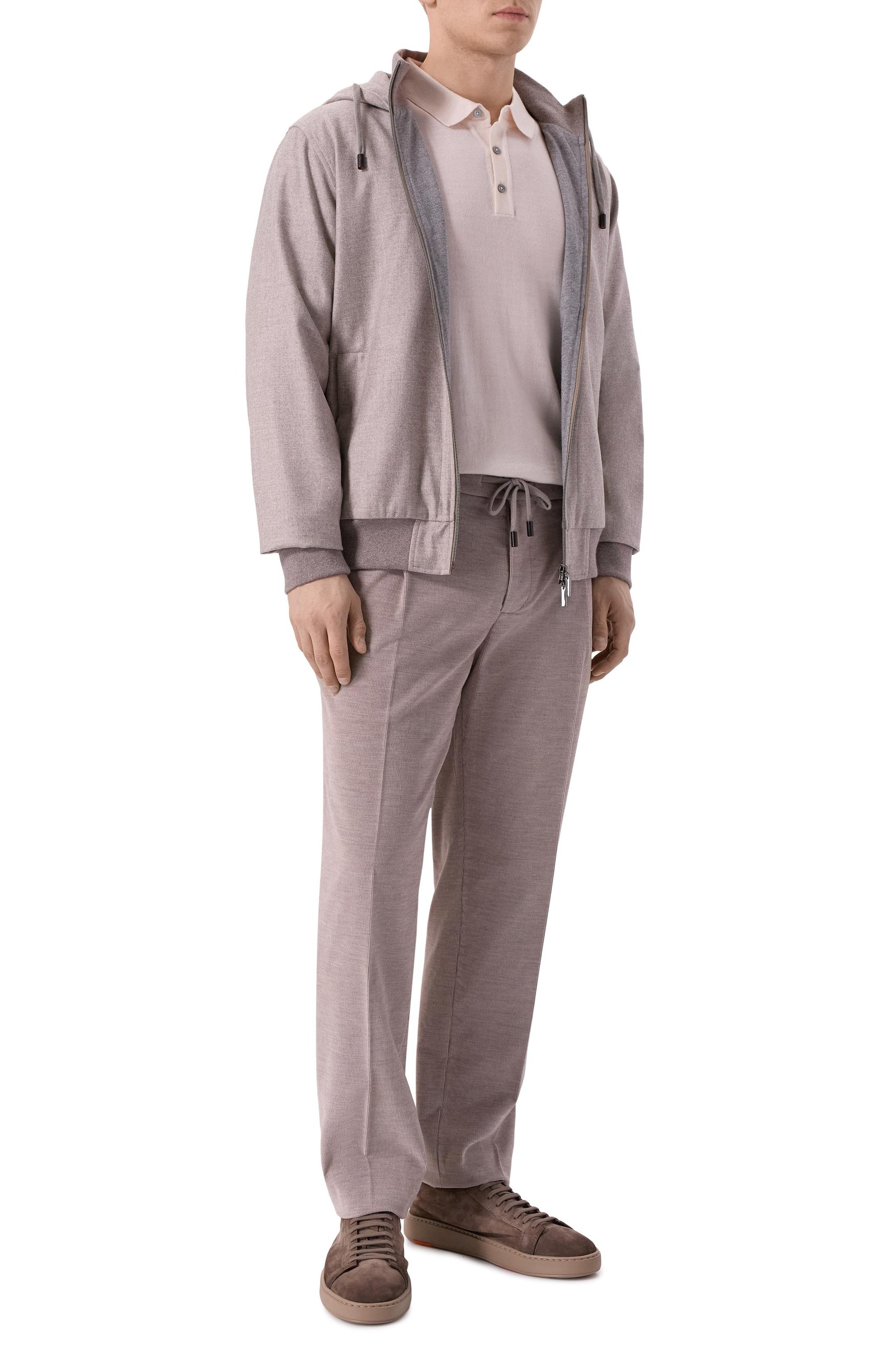 Вельветовые брюки CAPOBIANCO бежевого цвета по цене 79950 руб., арт. 19M809.MR00./58, фото 2 Вельветовые брюки CAPOBIANCO, арт. 19M809.MR00./58, фото 2