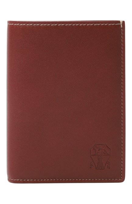 Мужской кожаная обложка для паспорта BRUNELLO CUCINELLI, арт. MWN0BU436