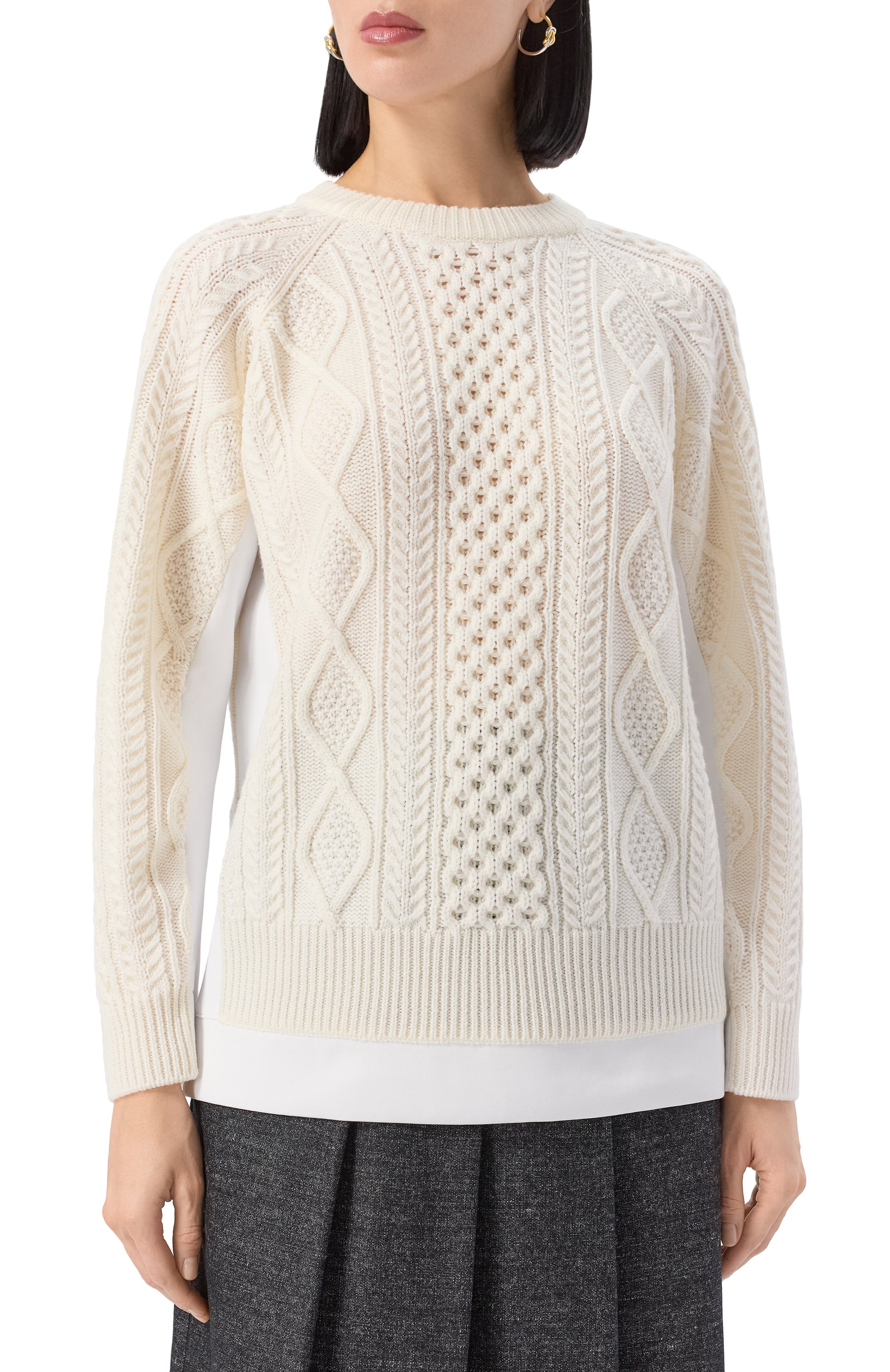 Шерстяной свитер LORENA ANTONIAZZI, арт. BM17A/328, фото 3