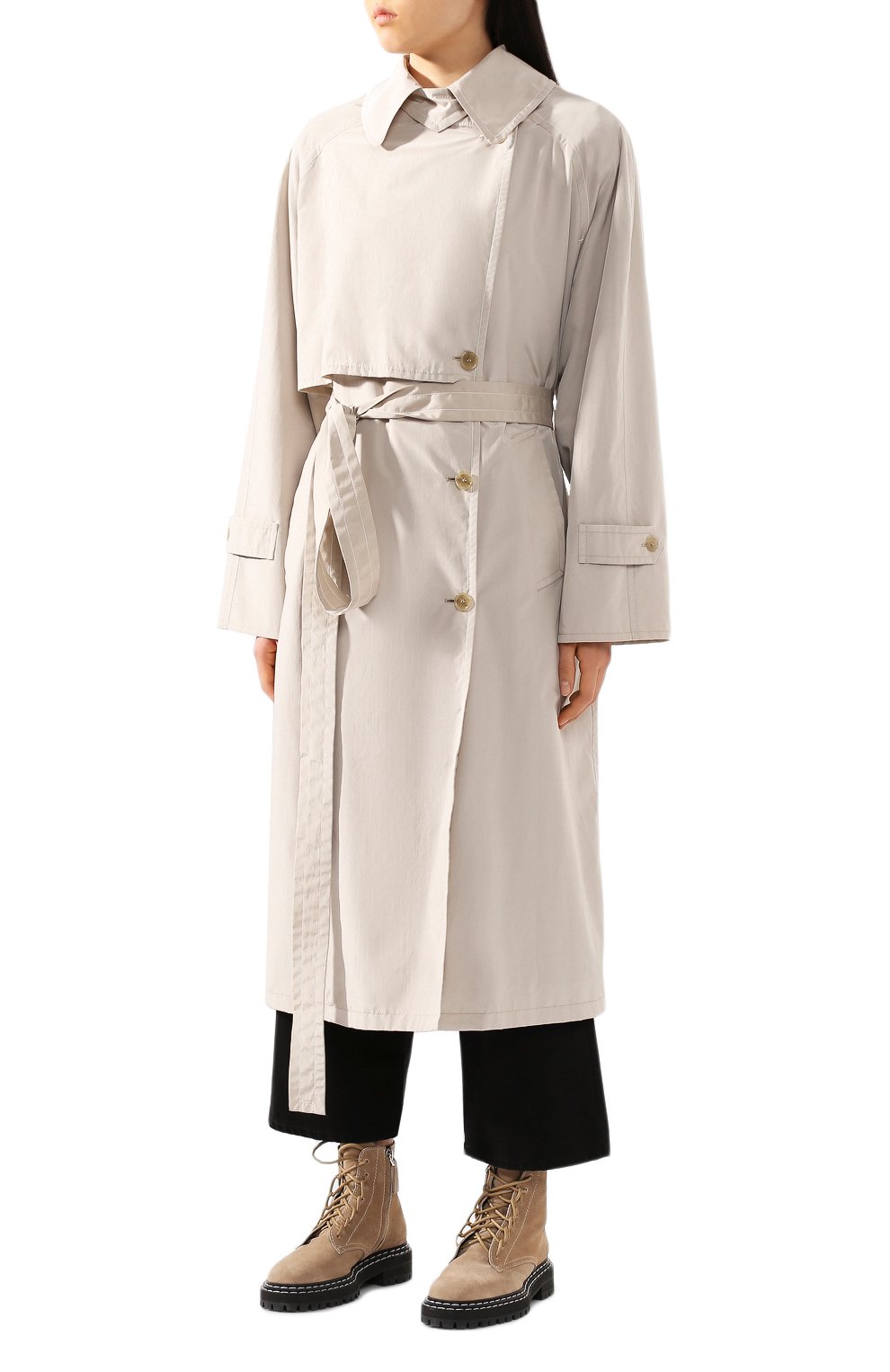 Тренч ACNE STUDIOS бежевого цвета по цене 133000 руб., арт. A90215/W, фото 3 Тренч ACNE STUDIOS, арт. A90215/W, фото 3