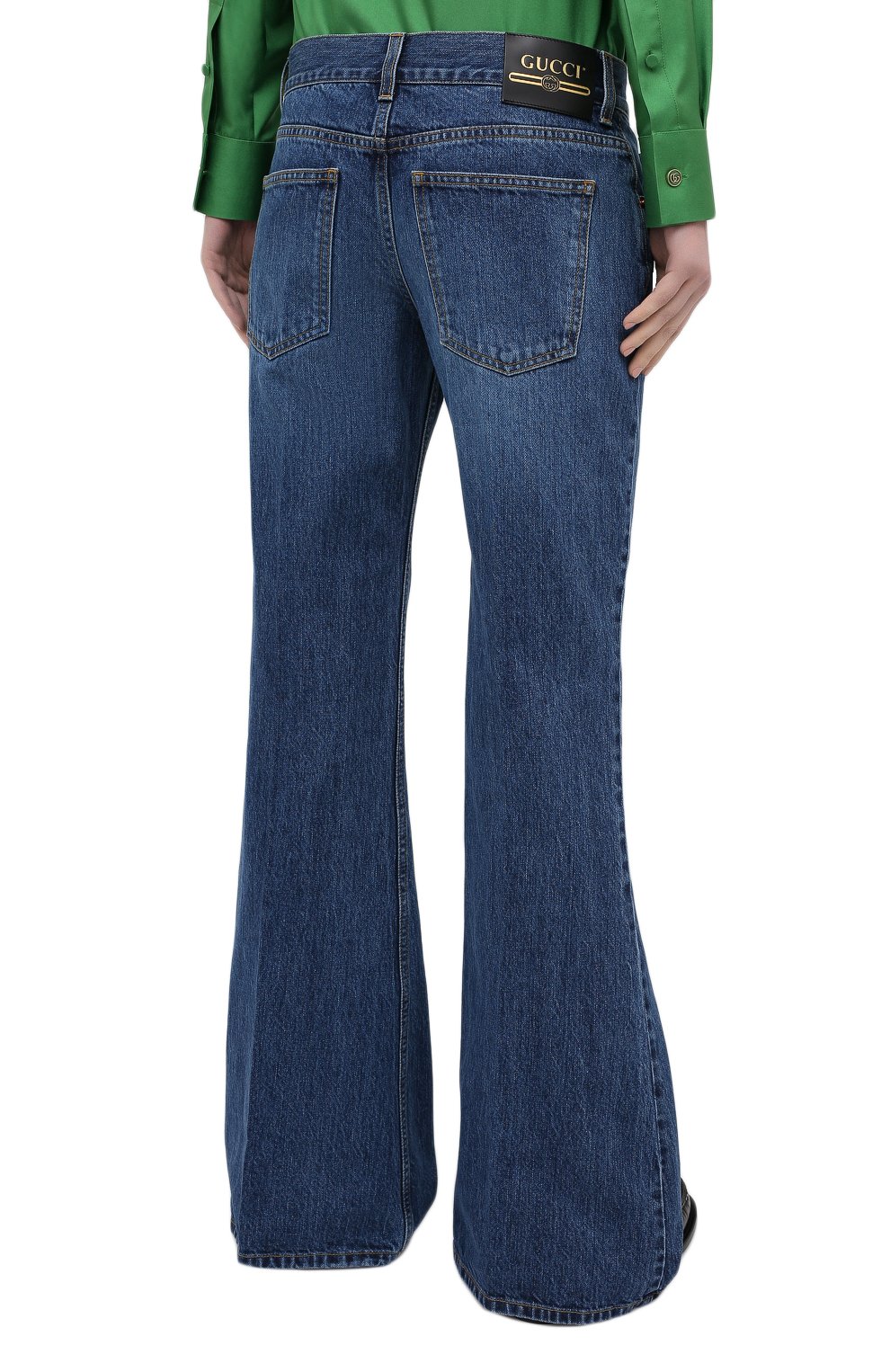 Джинсы GUCCI синего цвета по цене 45950 руб., арт. 644708/XDBJ4, фото 4 Джинсы GUCCI, арт. 644708/XDBJ4, фото 4