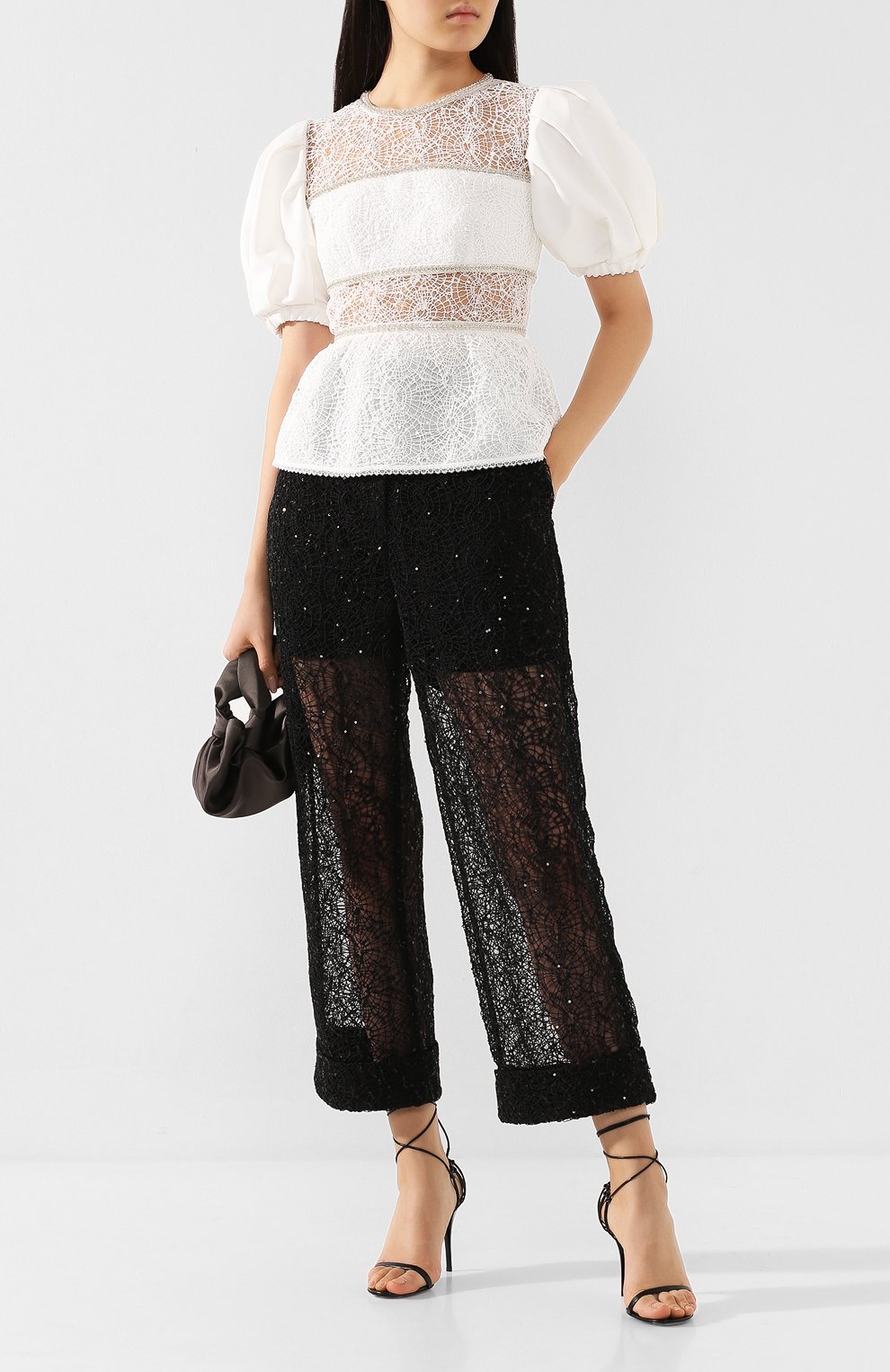 Кружевной топ SELF-PORTRAIT, арт. RS20-133W, фото 2