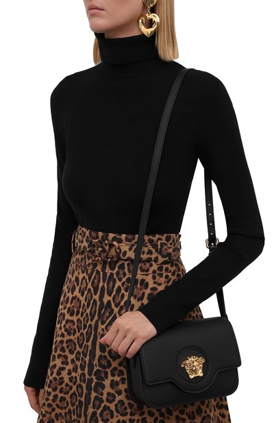 Сумка la medusa small VERSACE черного цвета по цене 174500 руб., арт. 1001263/DVIT2T, фото 2 Сумка la medusa small VERSACE, арт. 1001263/DVIT2T, фото 2
