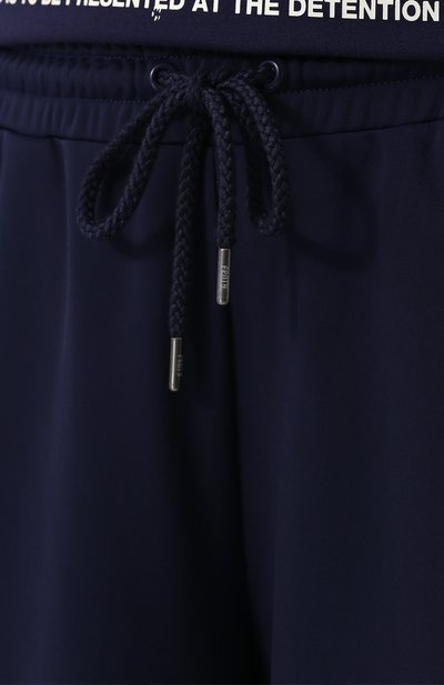 Хлопковые широкие брюки с разрезами FENTY PUMA BY RIHANNA темно-синего цвета по цене 12600 руб., арт. 57576801, фото 5 Хлопковые широкие брюки с разрезами FENTY PUMA BY RIHANNA, арт. 57576801, фото 5