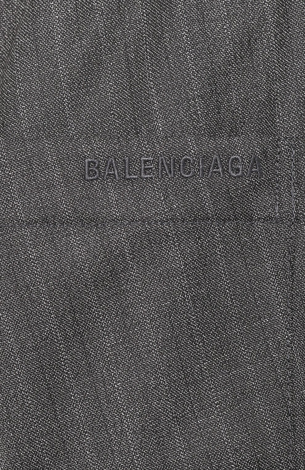 Шерстяные шорты BALENCIAGA серого цвета по цене 49200 руб., арт. 602336/TGT15, фото 5 Шерстяные шорты BALENCIAGA, арт. 602336/TGT15, фото 5