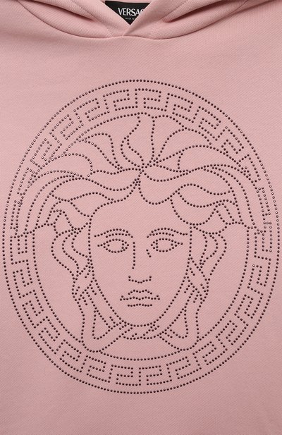 Хлопковое худи VERSACE, арт. 1007359/1A11474/4-6, фото 3