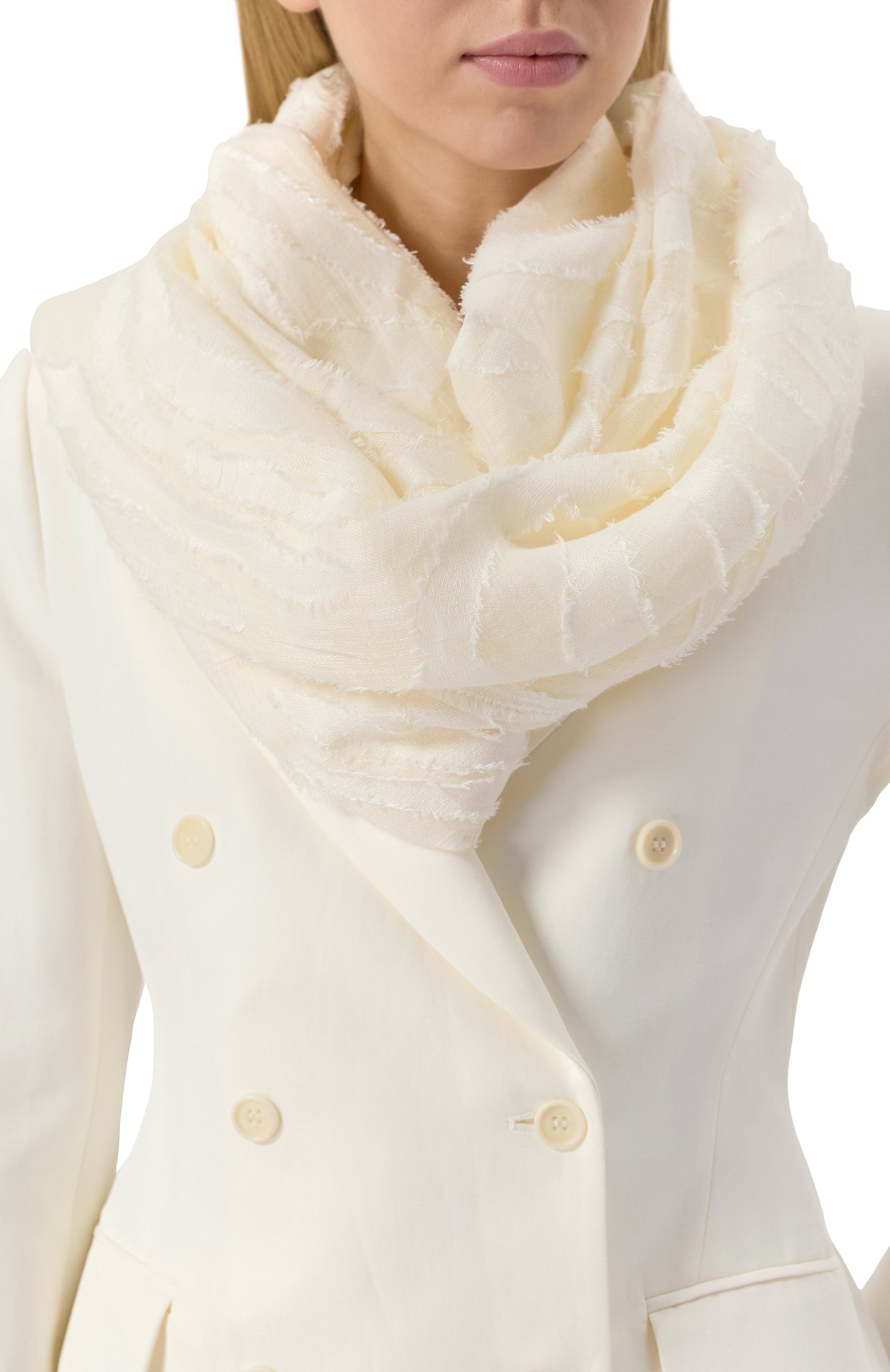 Льняной шарф BRUNELLO CUCINELLI, арт. MSCDVSL01, фото 2