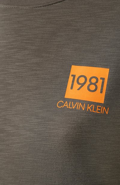 Хлопковый свитшот CALVIN KLEIN, арт. QS6320E, фото 5