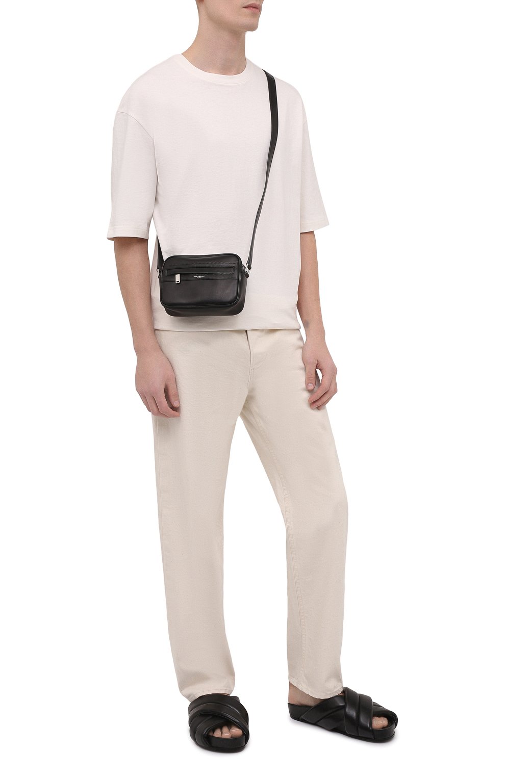 Кожаная сумка camp SAINT LAURENT, арт. 647179/1EL0E, фото 2