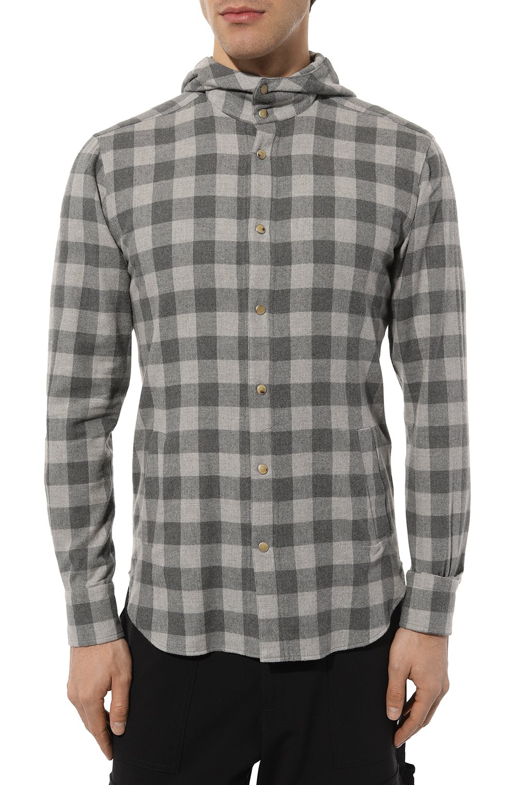 Хлопковая рубашка KITON, арт. UMCMARH0864501, фото 3