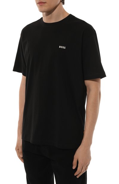 Хлопковая футболка BOSS ORANGE, арт. 50528221, фото 3